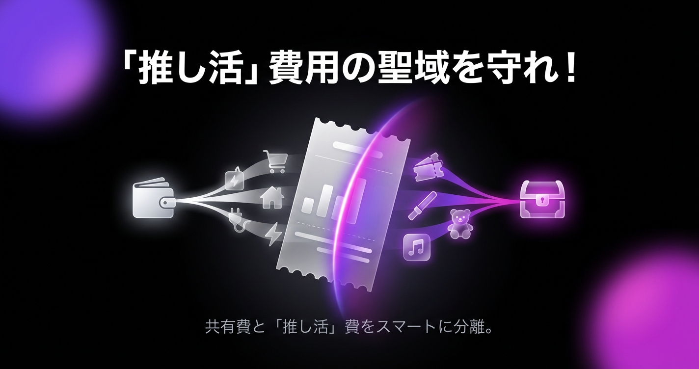 「推し活」費用の聖域を守れ!同棲中でもパートナーに気を使わず、遠征やグッズ購入を楽しむための家計分離術のアイキャッチ画像 - 同棲・カップルに関する記事